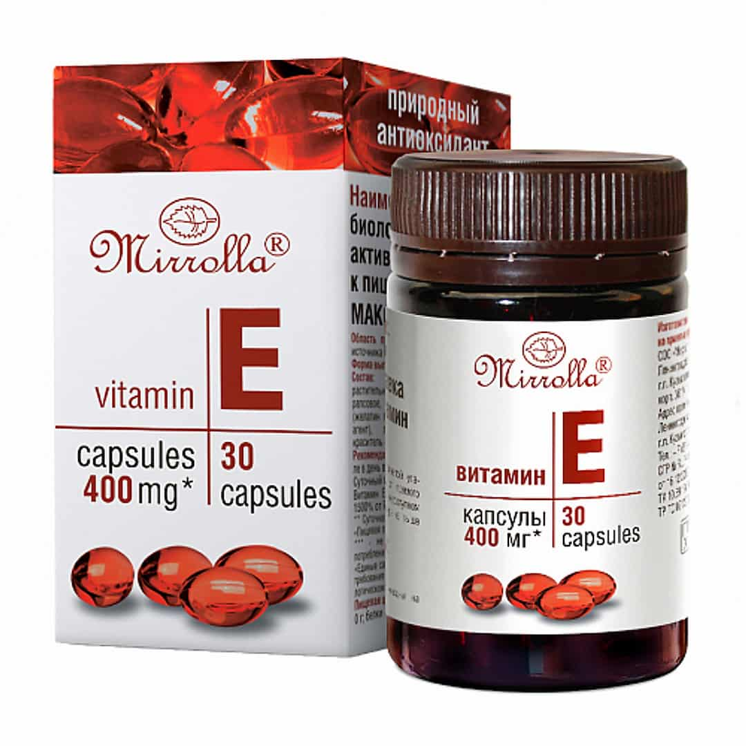 Các loại vitamin E: Mirrolla của Nga