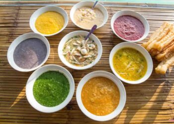 Cháo bí đỏ nấu tôm