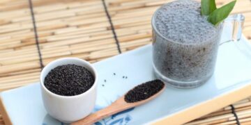 Làm sạch hạt é trước khi ăn